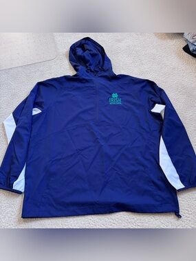Under Armour Notre Dame Fighting Irish Gameday Anorak 1/4 Zip Windbreaker XL